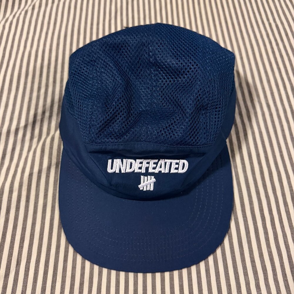 Navy Undefeated Five Panel Runners Cap - image 1